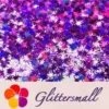 IMG_20200124_205336_1adec7b7-3501-4760-8d9e-80b16cd396c5.webp 9mm Eight Pointed Star Shapes Laser Purple Glitter LB0800
