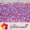 3mm Cloud Shapes Laser Pink Glitter LB0901