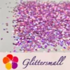 3mm Cloud Shapes Laser Pink Glitter LB0901