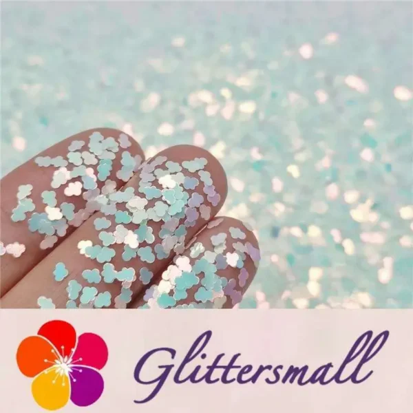 3mm Cloud Ice Blue Glitter C021R