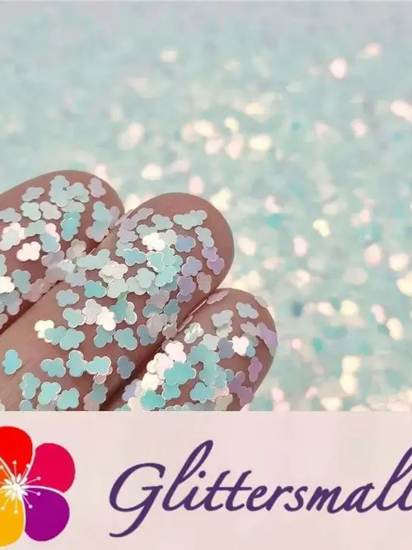 3mm Cloud Ice Blue Glitter C021R