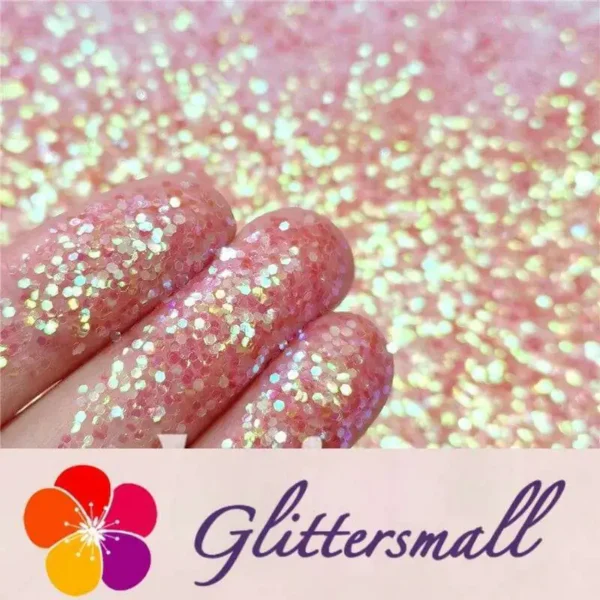 IMG_20200201_153720.webp 1mm Hexagon Shapes Rose Pink Glitter C018