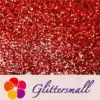 1mm Hexagon Shapes Laser Red Glitter LB0300