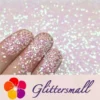 1mm Hexagon Shapes Dream Pink Glitter C003R