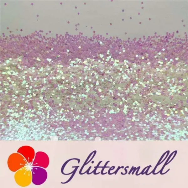 1mm Hexagon Shapes Dream Pink Glitter C003R
