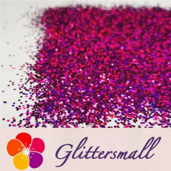 IMG_20200201_164947.webp 1mm Hexagon Shapes Laser Rose Red Glitter LB0900
