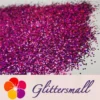IMG_20200201_164953.webp 1mm Hexagon Shapes Laser Rose Red Glitter LB0900