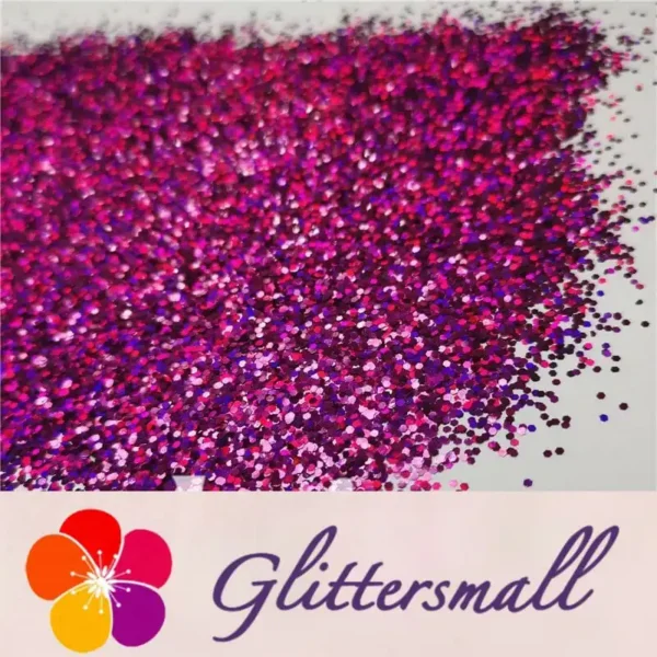 IMG_20200201_164953.webp 1mm Hexagon Shapes Laser Rose Red Glitter LB0900