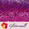 IMG_20200201_165133.webp 1mm Hexagon Shapes Laser Rose Red Glitter LB0900