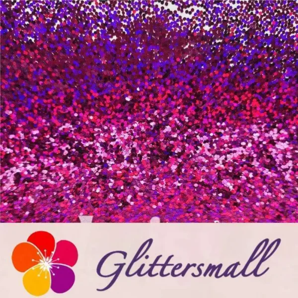 IMG_20200201_165133.webp 1mm Hexagon Shapes Laser Rose Red Glitter LB0900