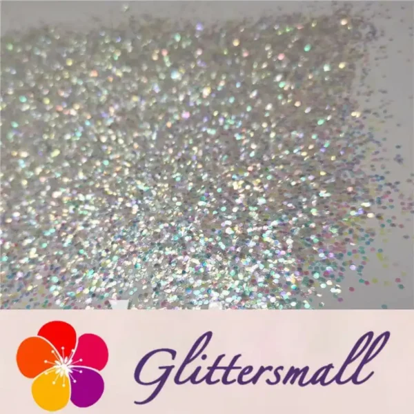 1mm Hexagon Shapes Rainbow Glitter C022