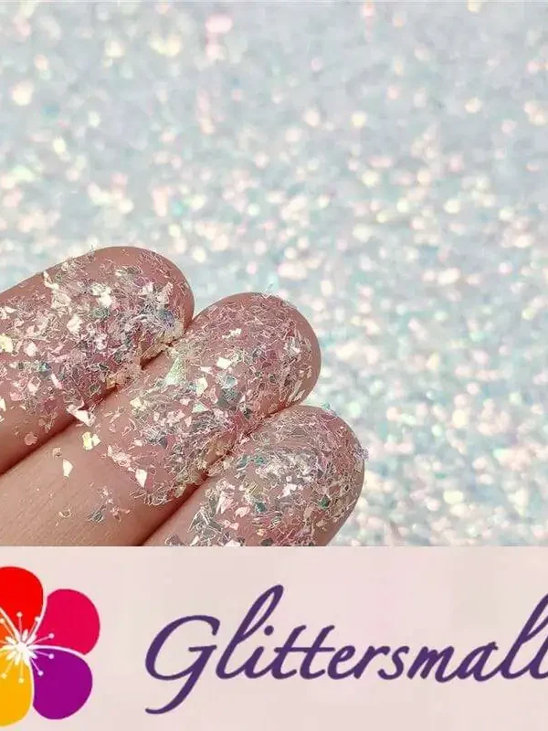 Iridescent Cellophane Glitter Shards (Flakes) C021 2x2