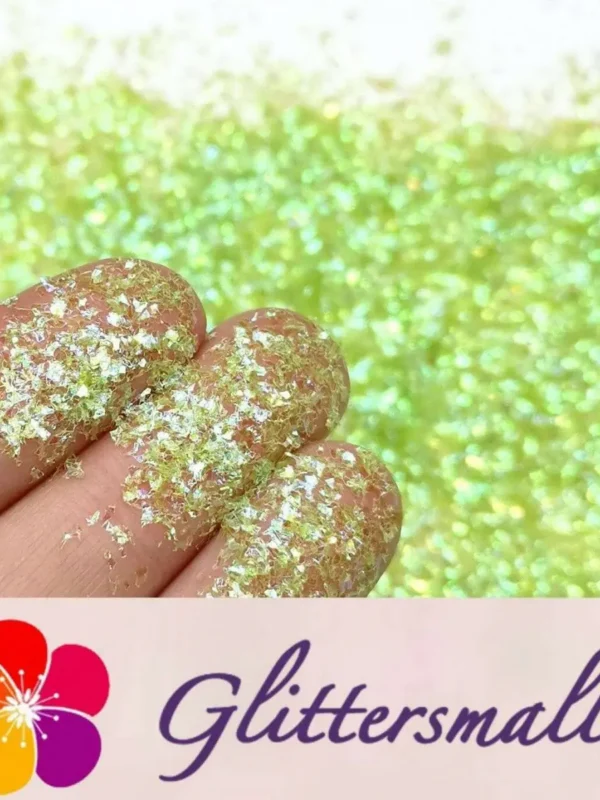 Iridescent Cellophane Glitter Shards (Flakes) C010 2x2