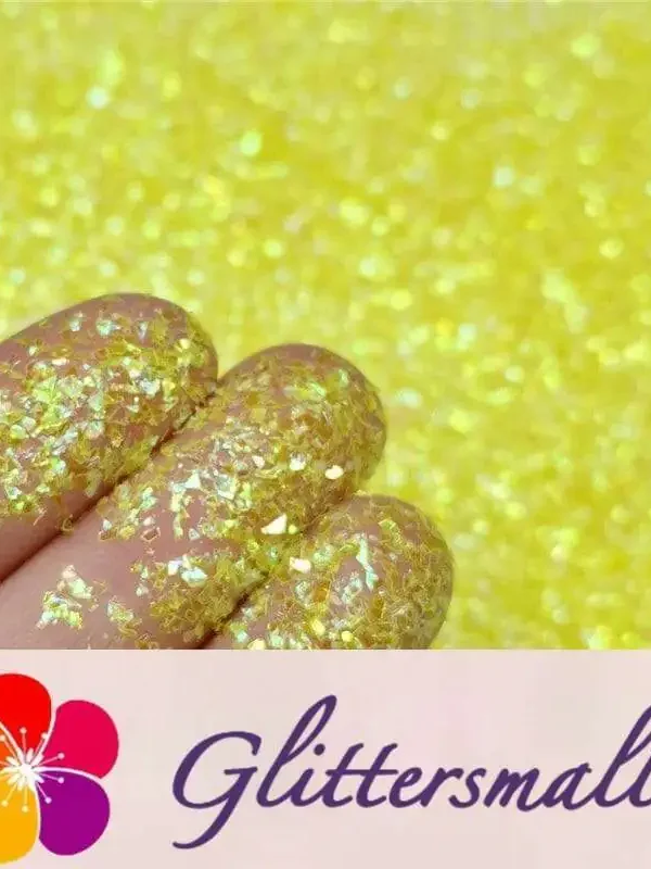 Iridescent Cellophane Glitter Shards (Flakes) C050 2x2