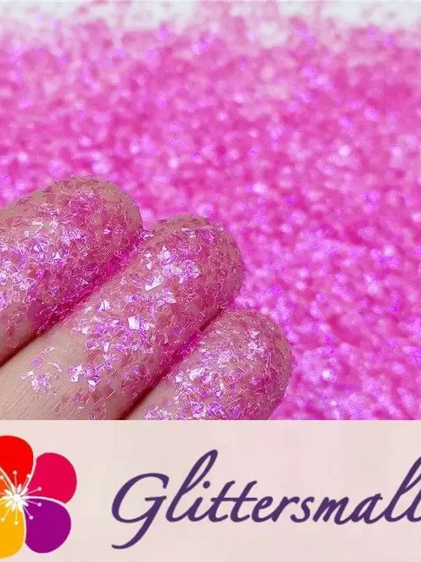 Iridescent Cellophane Glitter Shards (Flakes) C049 2x2