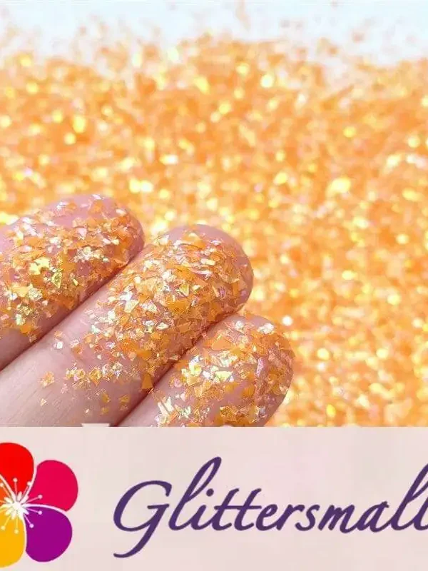 Iridescent Cellophane Glitter Shards (Flakes) C019 2x2