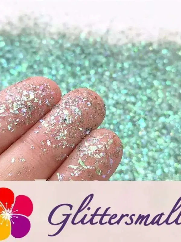 Iridescent Cellophane Glitter Shards (Flakes) C016 2x2