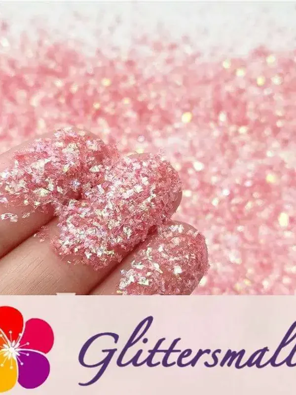 Iridescent Cellophane Glitter Shards (Flakes) C018 2x2