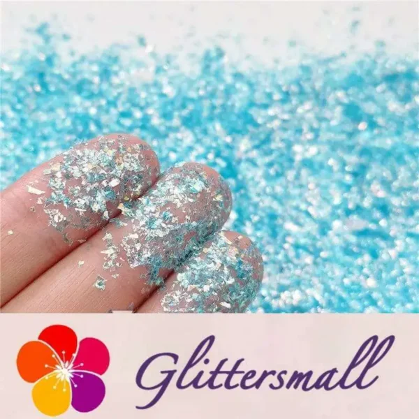 Iridescent Cellophane Glitter Shards (Flakes) C037 2x2