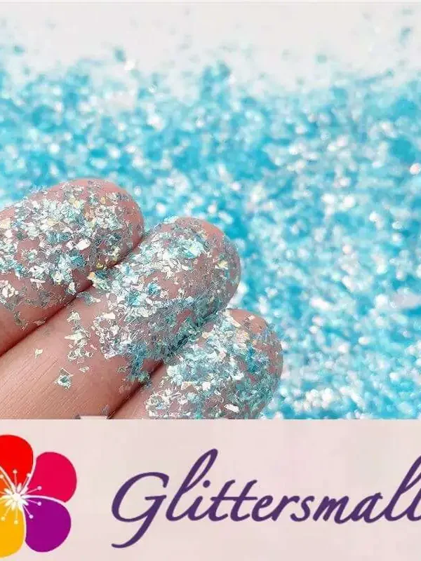 Iridescent Cellophane Glitter Shards (Flakes) C037 2x2