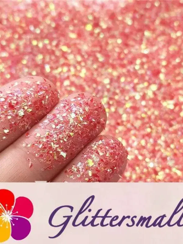 Iridescent Cellophane Glitter Shards (Flakes) C008 2x2