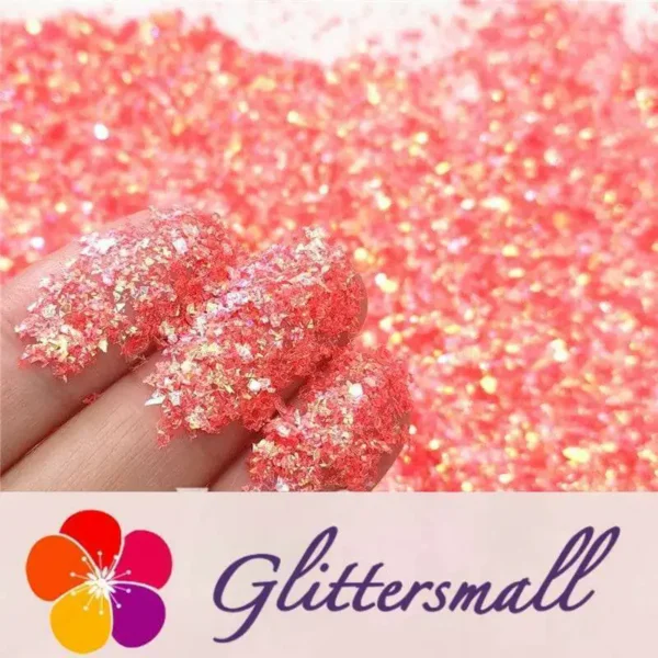 Iridescent Cellophane Glitter Shards (Flakes) C052 2x2