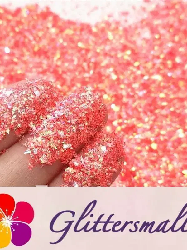 Iridescent Cellophane Glitter Shards (Flakes) C052 2x2