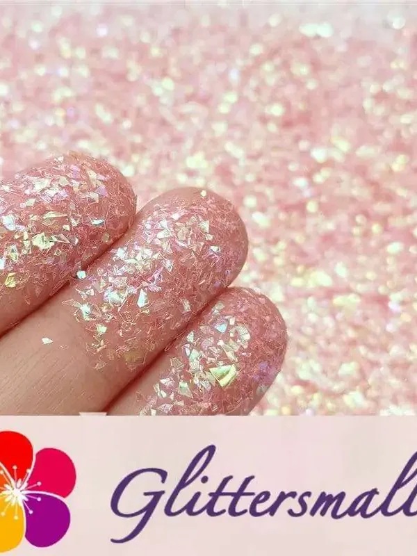 Iridescent Cellophane Glitter Shards (Flakes) C017 2x2