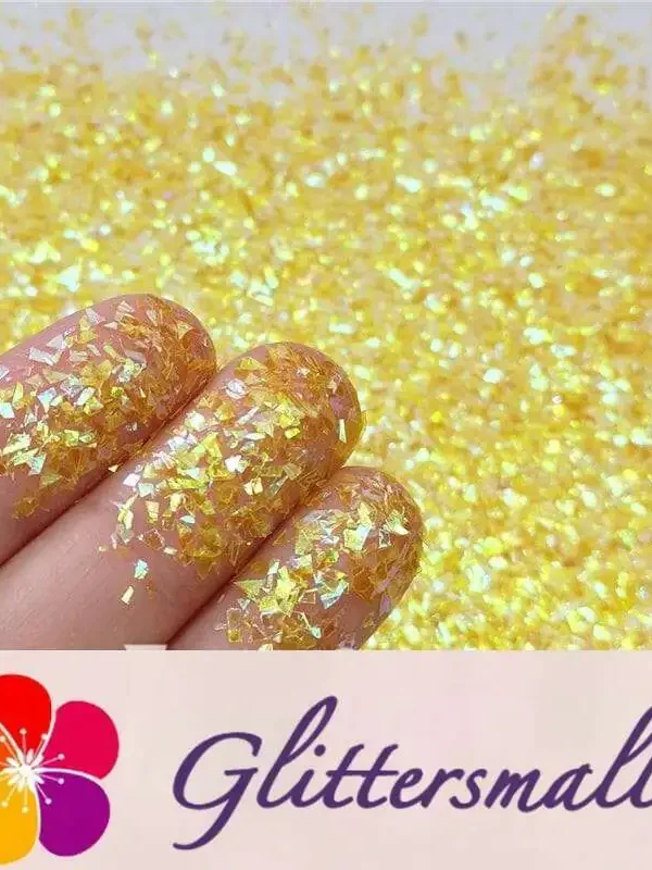 Iridescent Cellophane Glitter Shards (Flakes) C012 2x2