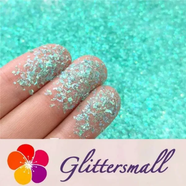 Iridescent Cellophane Glitter Shards (Flakes) C020 2x2