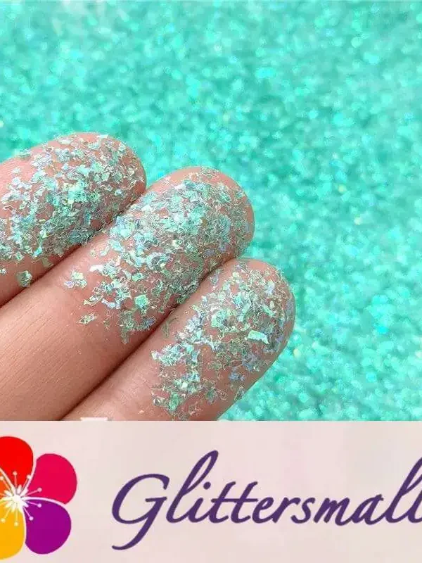 Iridescent Cellophane Glitter Shards (Flakes) C020 2x2