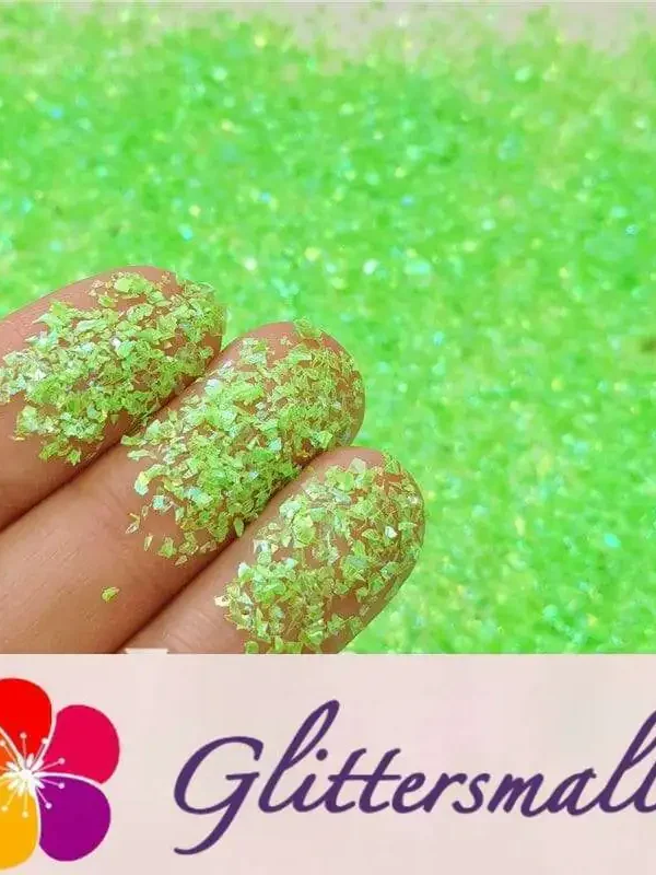 Iridescent Cellophane Glitter Shards (Flakes) C051 2x2