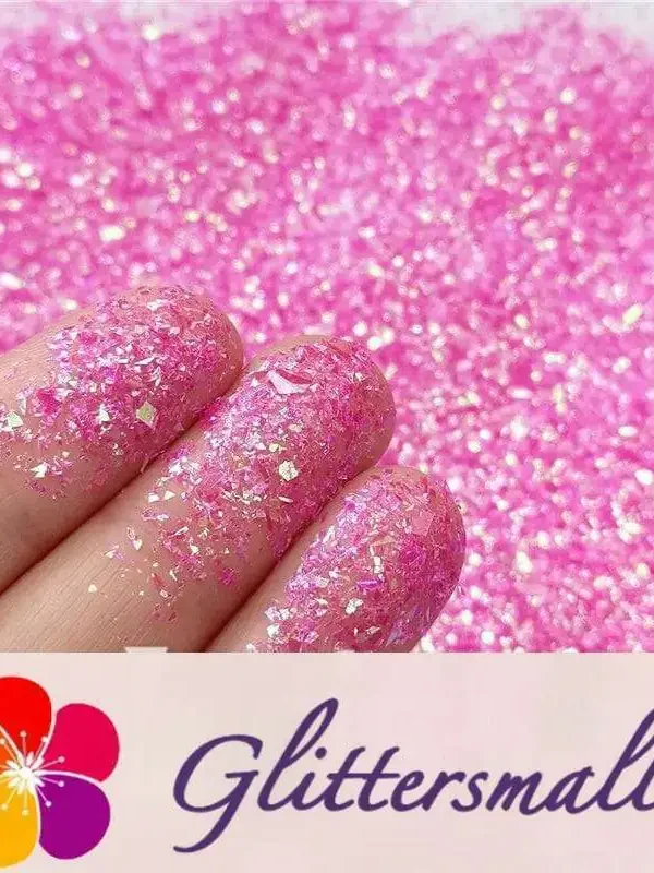 Iridescent Cellophane Glitter Shards (Flakes) C053 2x2