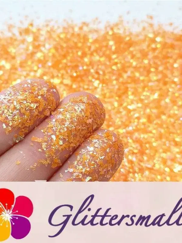 Iridescent Cellophane Glitter Shards (Flakes) C054 2x2