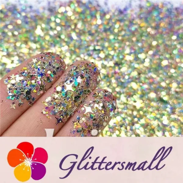 Custom Mixed Galaxy Iridescent Glitter YH02 (By Chris.e KC)