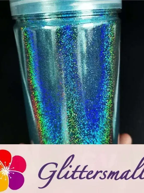 0.2mm Holographic Pigment Sky Blue Glitter Cosmetic Grade SLG009