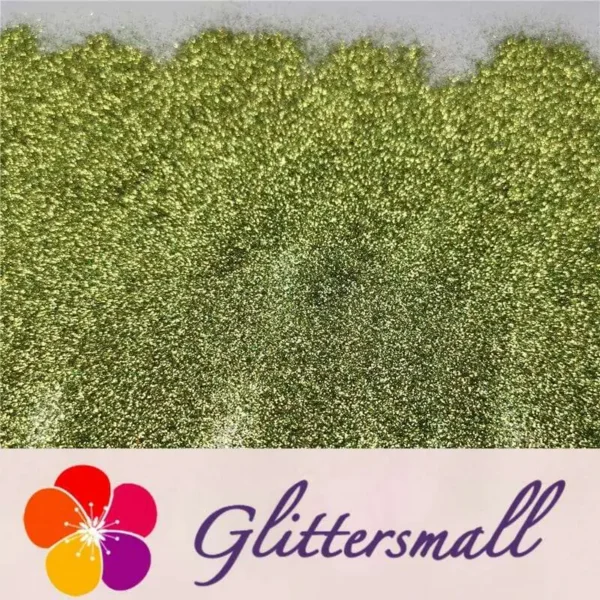 IMG_20200326_203932.webp 0.2mm Holographic Pigment Golden Green Glitter Cosmetic Grade SLG007