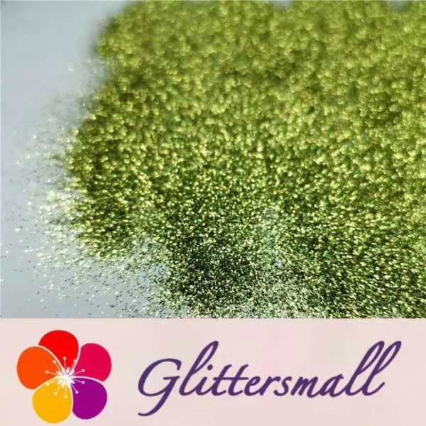 IMG_20200326_203937.webp 0.2mm Holographic Pigment Golden Green Glitter Cosmetic Grade SLG007