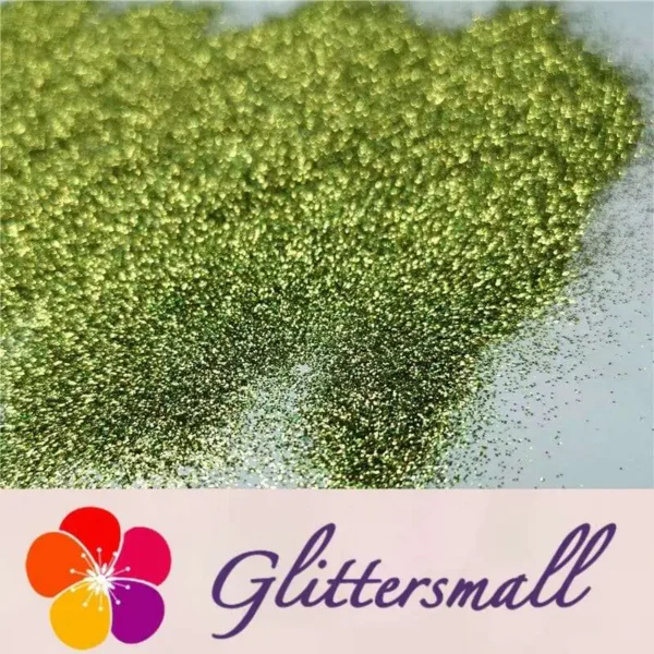 IMG_20200326_203944.webp 0.2mm Holographic Pigment Golden Green Glitter Cosmetic Grade SLG007