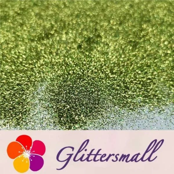 IMG_20200326_203951.webp 0.2mm Holographic Pigment Golden Green Glitter Cosmetic Grade SLG007