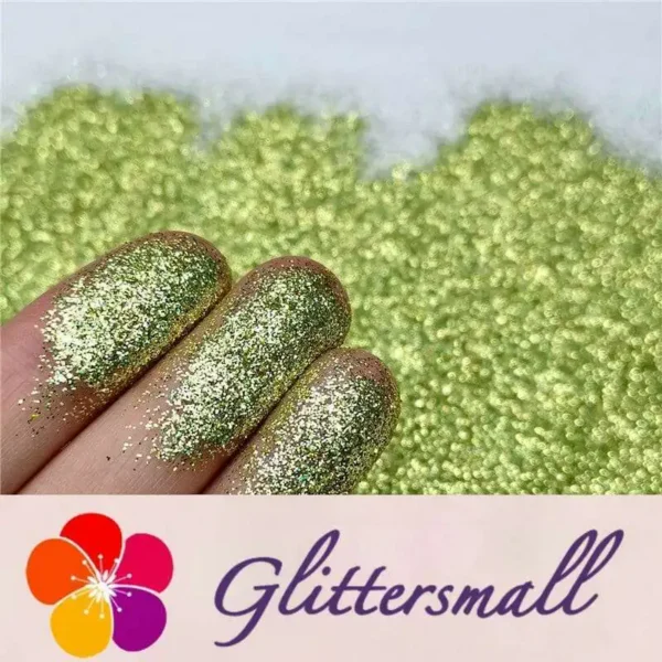 IMG_20200326_204024.webp 0.2mm Holographic Pigment Golden Green Glitter Cosmetic Grade SLG007