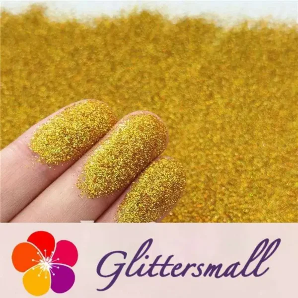 0.2mm Professional Cosmetic Glitter For Lip Gloss, Lipstick Holographic Gold FCHL200