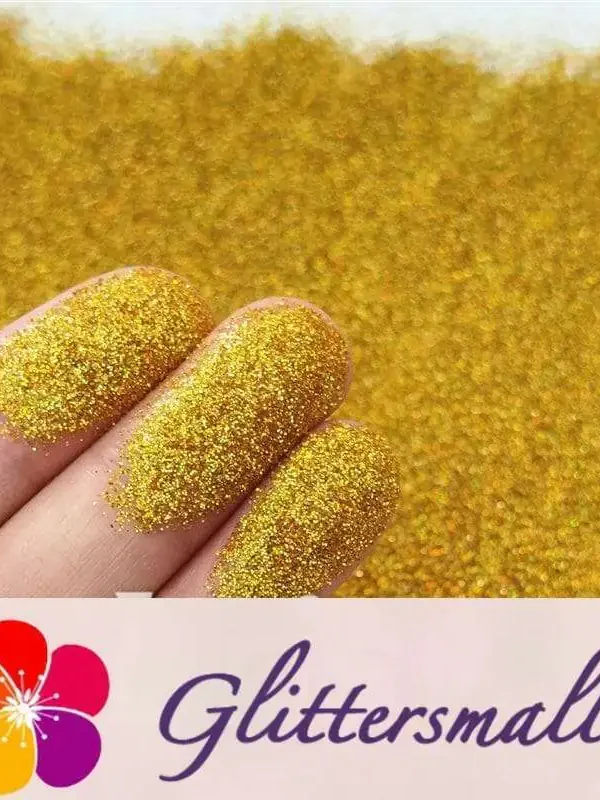0.2mm Professional Cosmetic Glitter For Lip Gloss, Lipstick Holographic Gold FCHL200