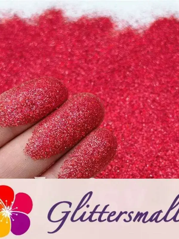 0.2mm Professional Cosmetic Glitter For Lip Gloss, Lipstick Holographic Red FCHL300