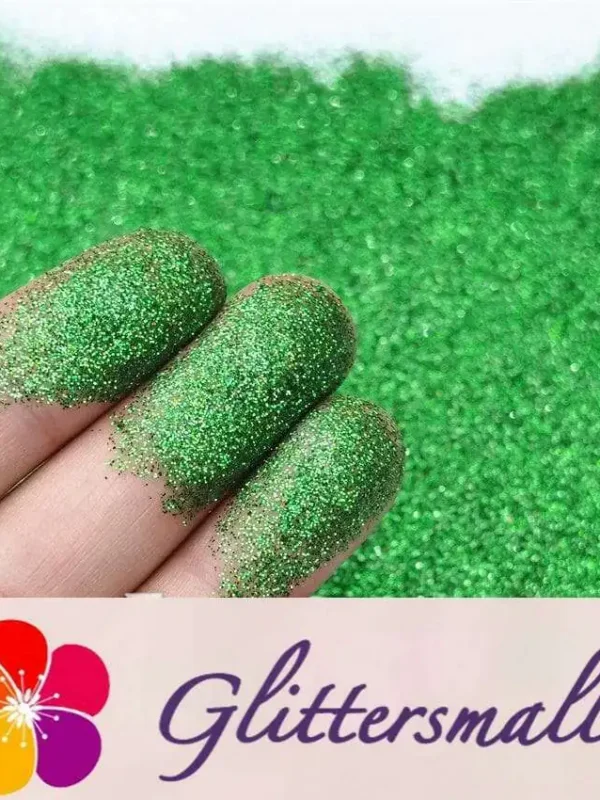 0.2mm Professional Cosmetic Glitter For Lip Gloss, Lipstick Holographic Green FCHL609