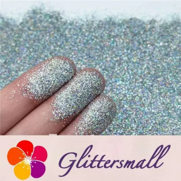 IMG_20200411_152424.webp 0.2mm Professional Cosmetic Glitter For Lip Gloss, Lipstick Holographic Silver FCHL100