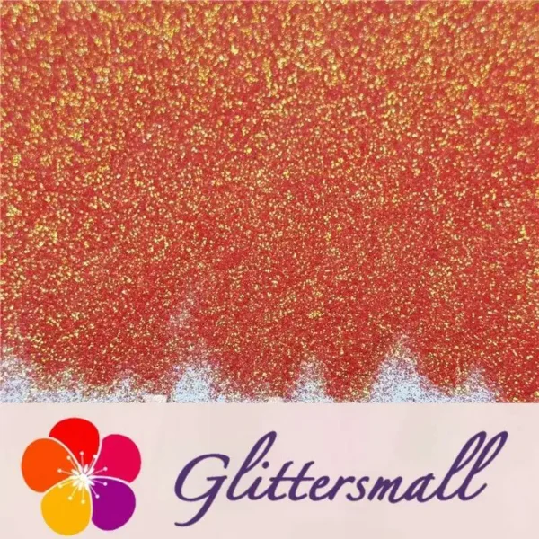 0.2mm Professional Cosmetic Glitter For Lip Gloss, Lipstick Iridescent Orange FCH34