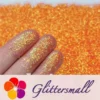 0.2mm Professional Cosmetic Glitter For Lip Gloss, Lipstick Iridescent Orange FCH34