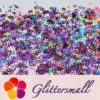 6mm Holographic Pink Hollow Out Star Shaped Glitter LB0901