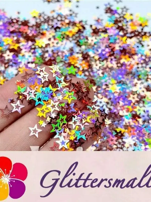 IMG_20200423_202535.webp 6mm Holographic Hazy Pink Hollow Out Star Shaped Glitter LB0911
